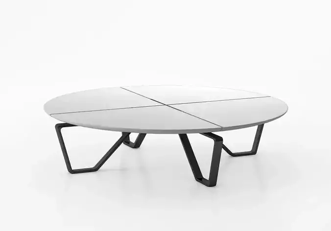 Holly Hunt Meduse round cocktail table