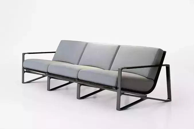 Holly Hunt Omura sofa 3D model