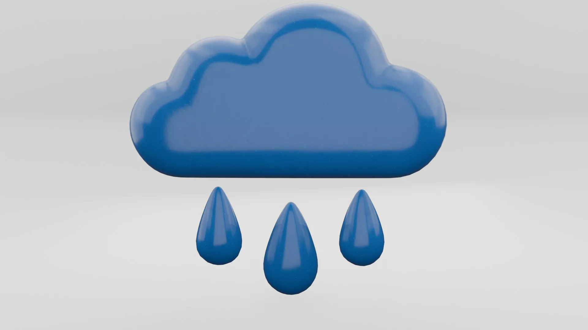 Weather Symbol Low-poly 3D model