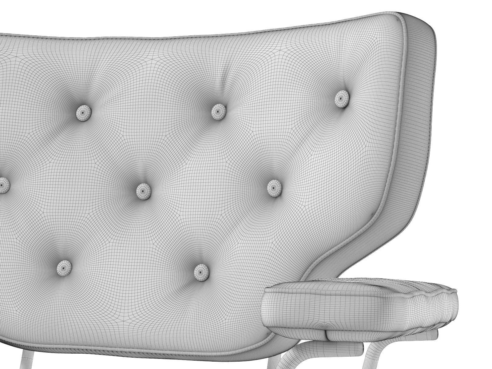 Twiggy Armchair 3D model_2