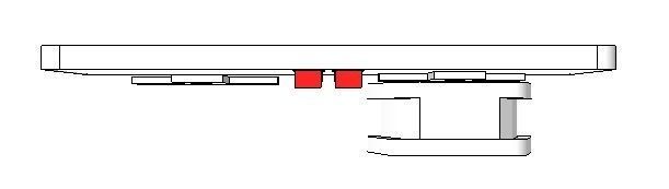UK double electric socket with plug  Free low-poly 3D model_7