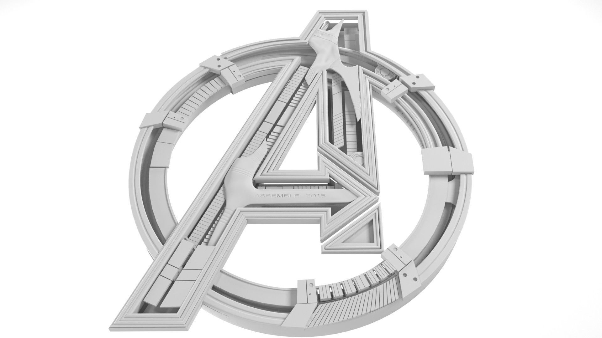 Avengers Age of Ultron Free low-poly 3D model_8