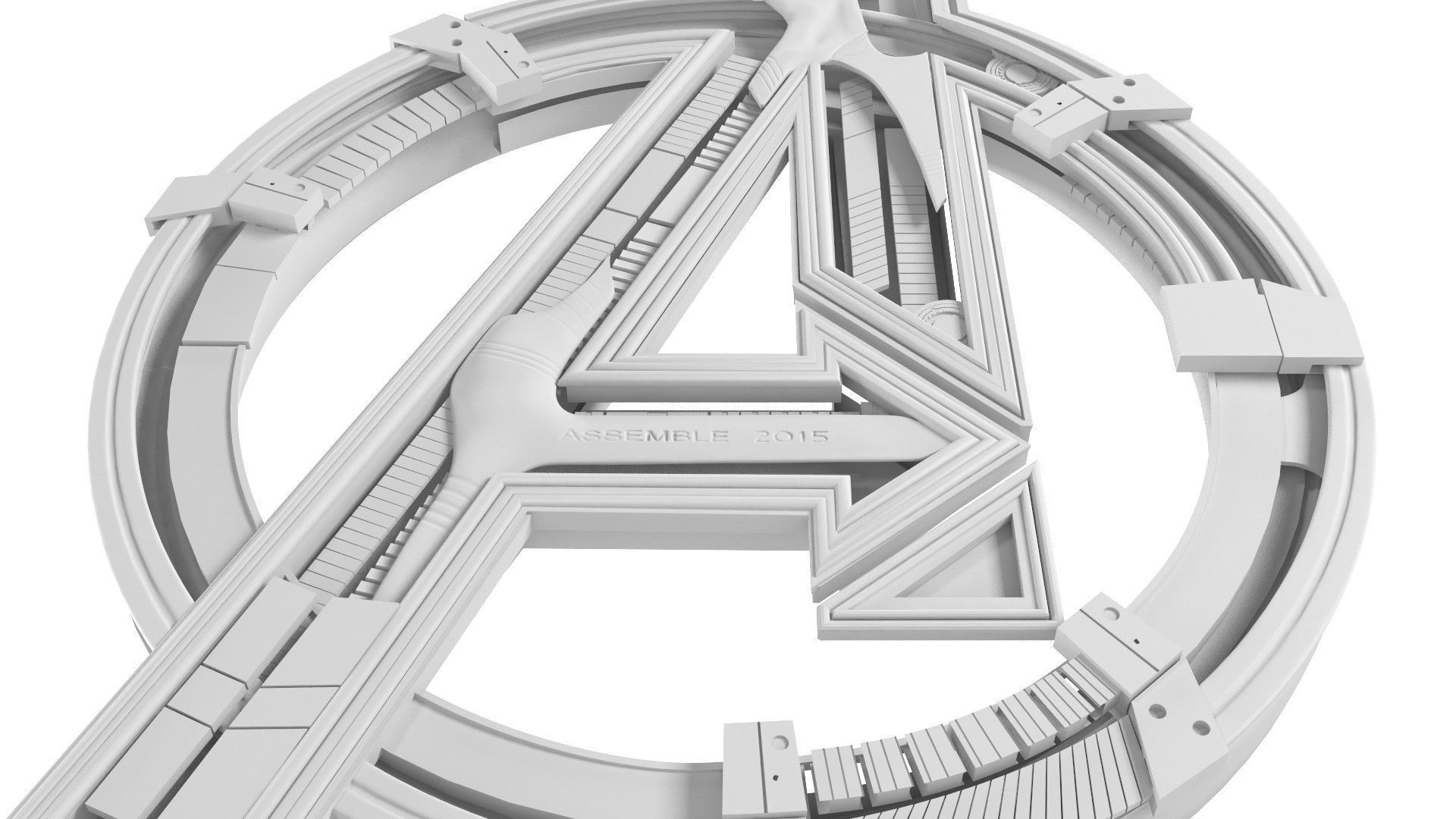 Avengers Age of Ultron Free low-poly 3D model_11