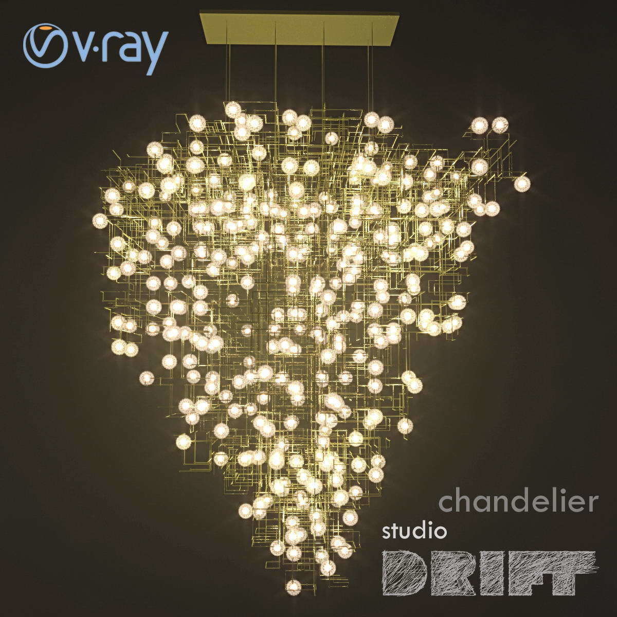 DRIFT Chandelier 3D model_1