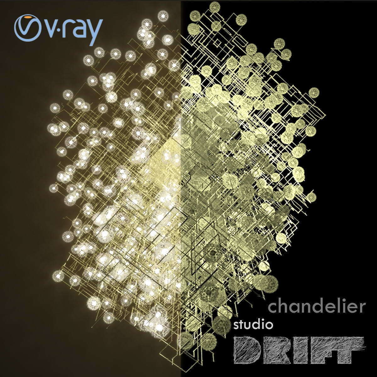 DRIFT Chandelier 3D model_2