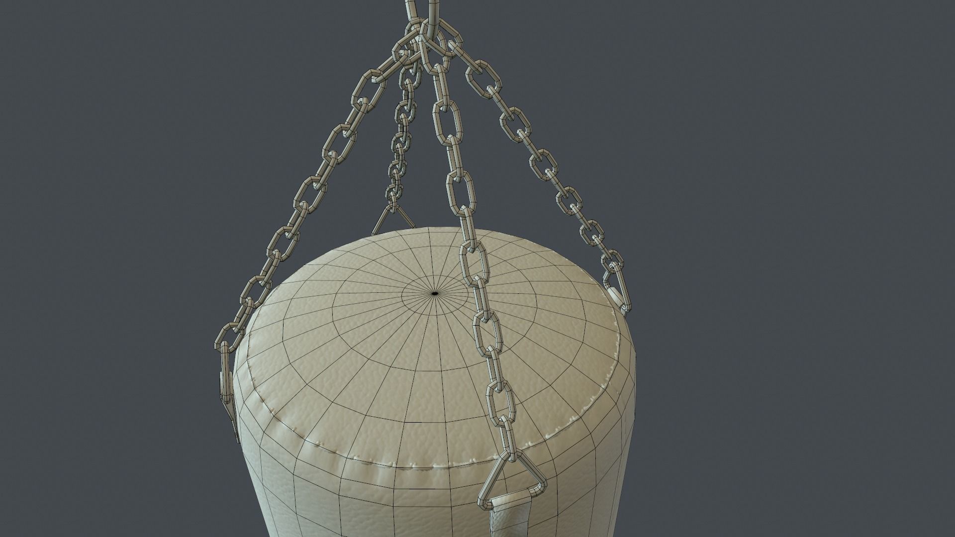 Punching Bag PBR Game Ready Low-poly 3D model_11