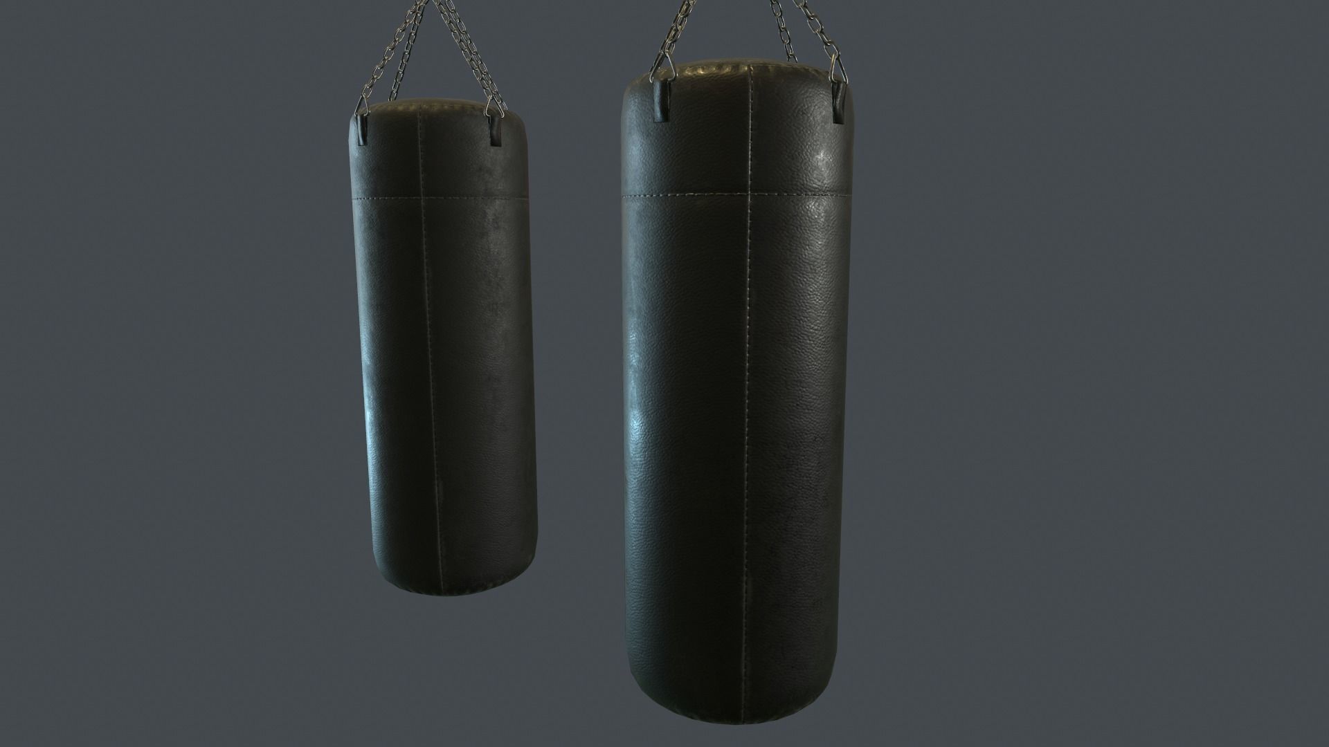 Punching Bag PBR Game Ready Low-poly 3D model_4