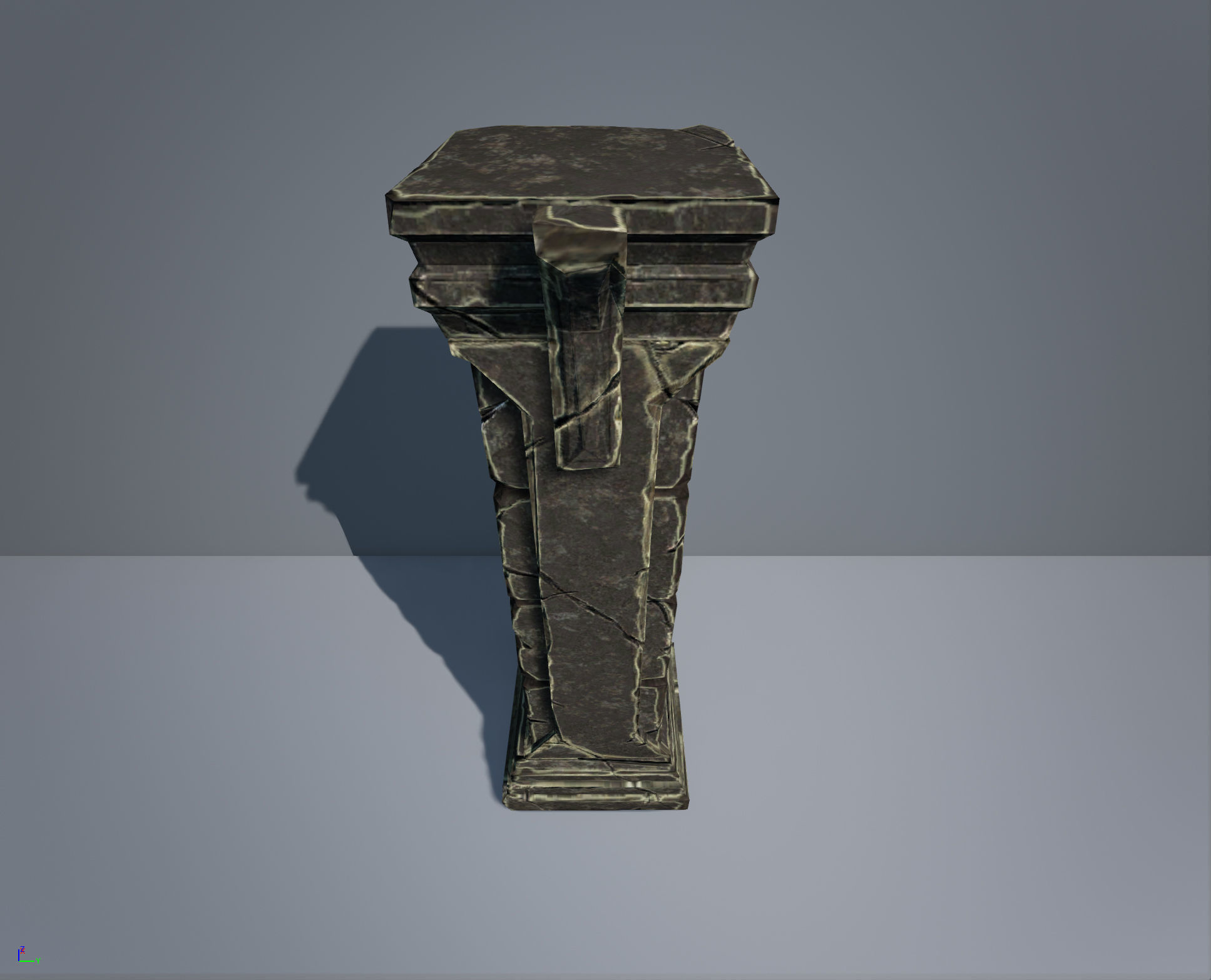 Low Poly Geant Pillar Low-poly 3D model_2