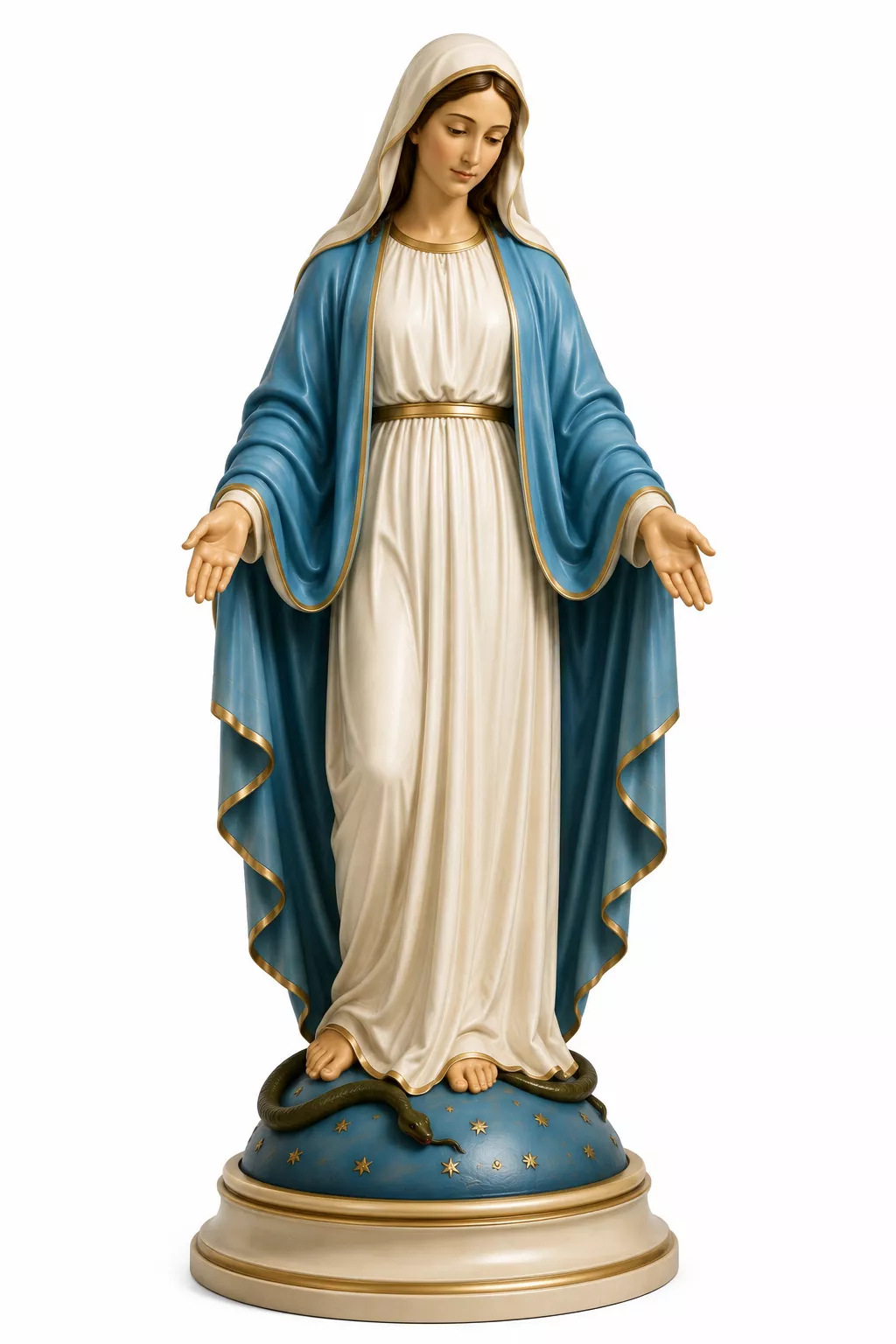 Our Lady of Grace Catholic Statue 3D Printable STL 3D print model
