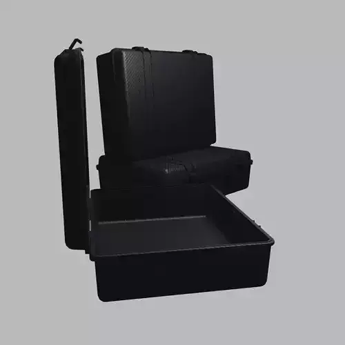 Hard travel case or flight case carbon fiber