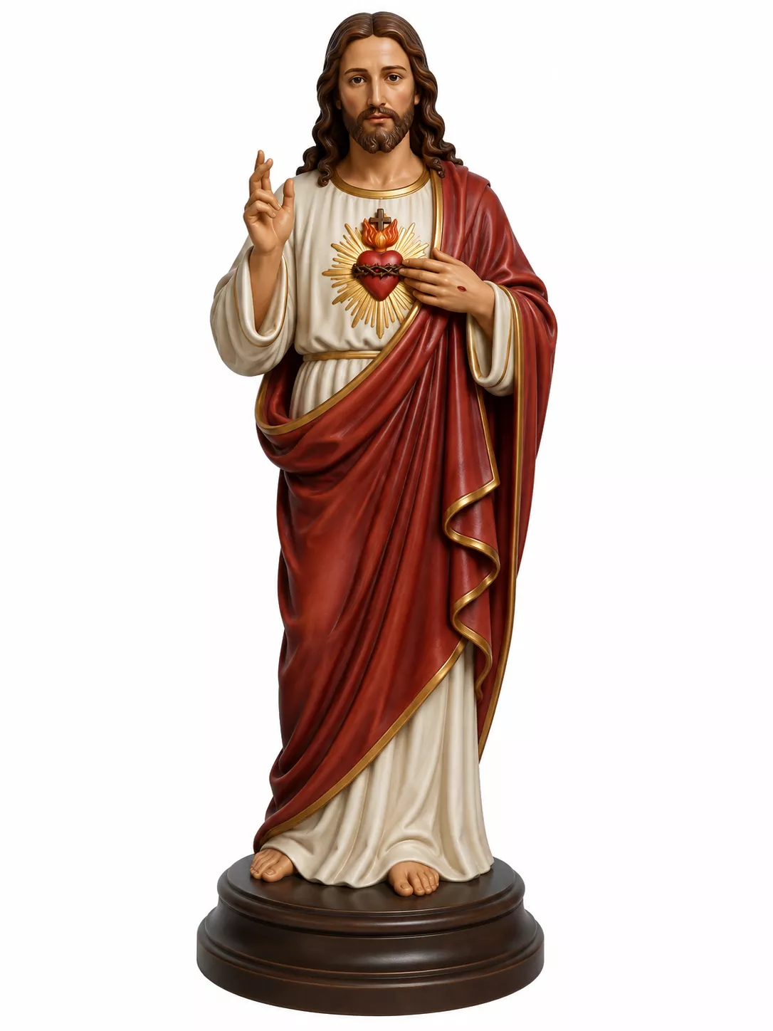 Sacred Heart of Jesus Catholic Statue 3D Printable STL 3D print model