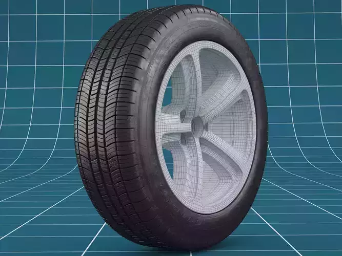 Car tire scratches 05