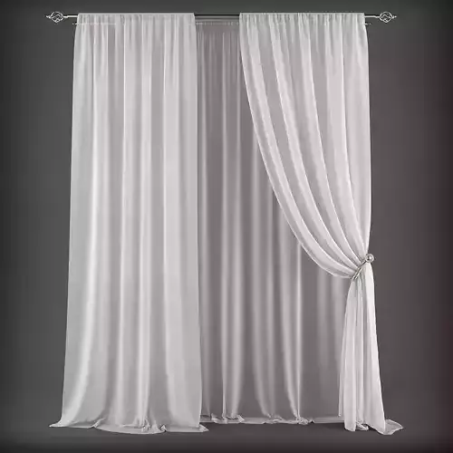 Curtain 3D model 284