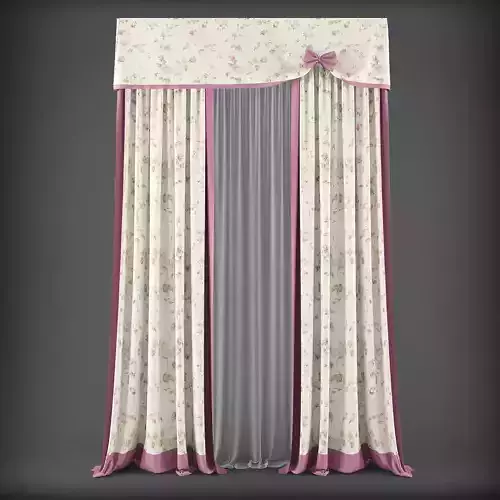 Curtain 3D model 287