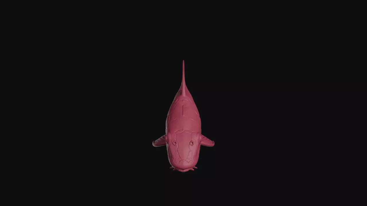 Zebra Pleco Fish 3D print model