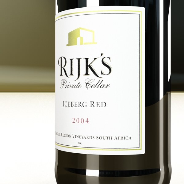 6 Wine Bottles Collection 3D model_58