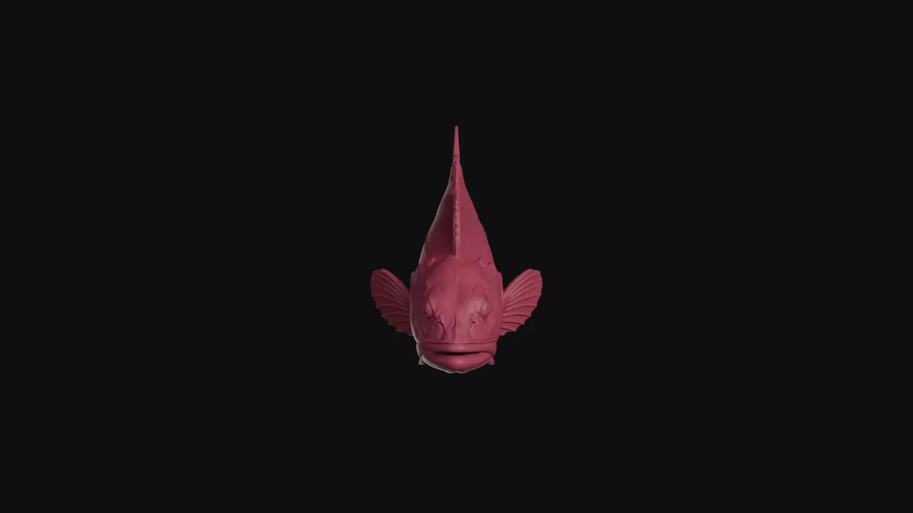 Lingcod Fish 3D print model
