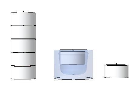 tealights and tealight holder Low-poly 3D model_3