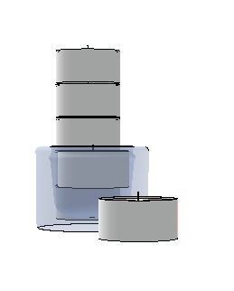 tealights and tealight holder Low-poly 3D model_6