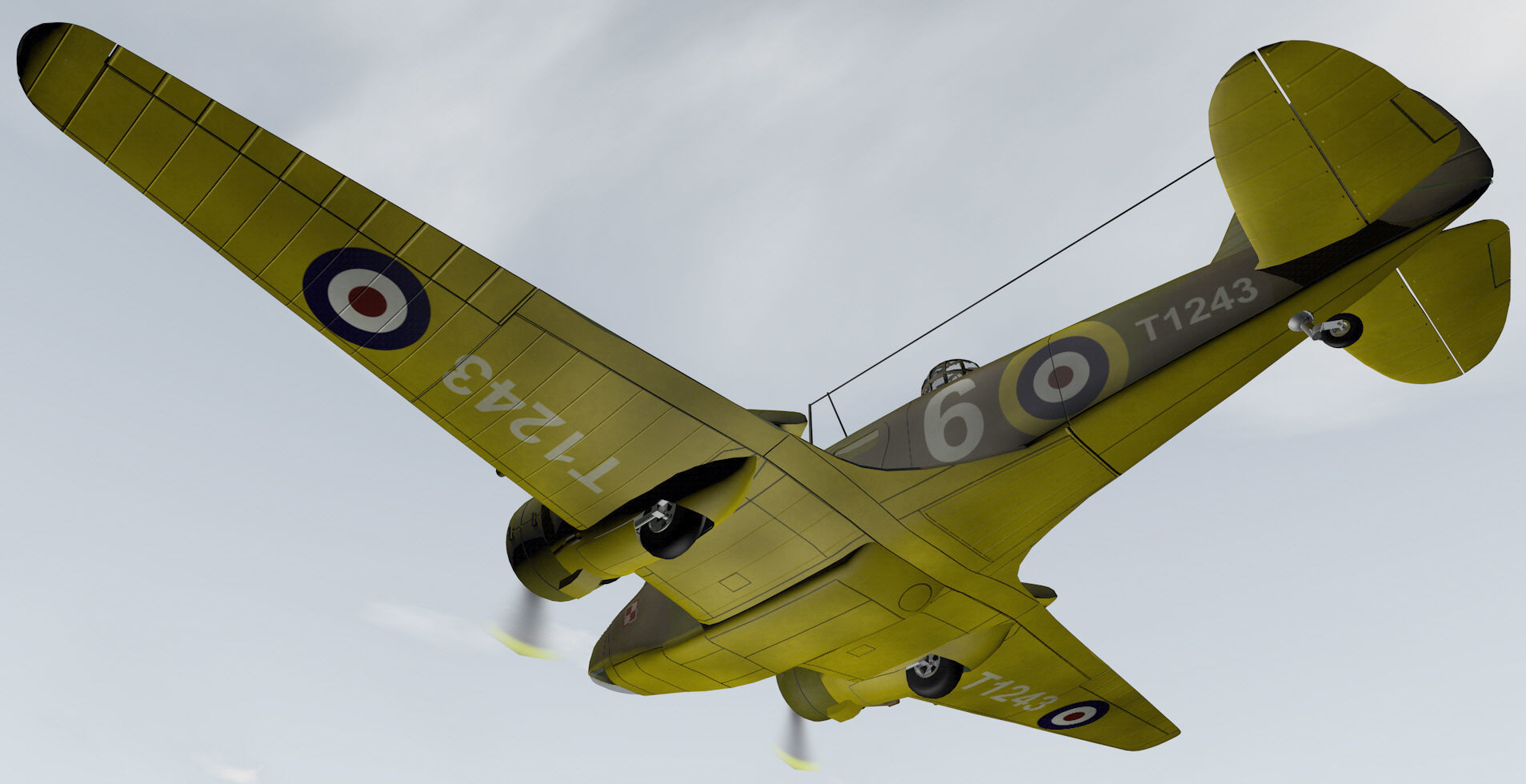 Airspeed Oxford Mk-2 3D model_9