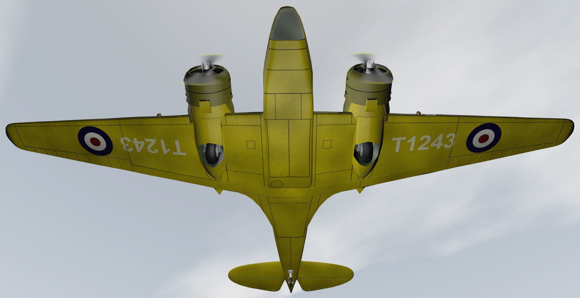 Airspeed Oxford Mk-2 3D model_7