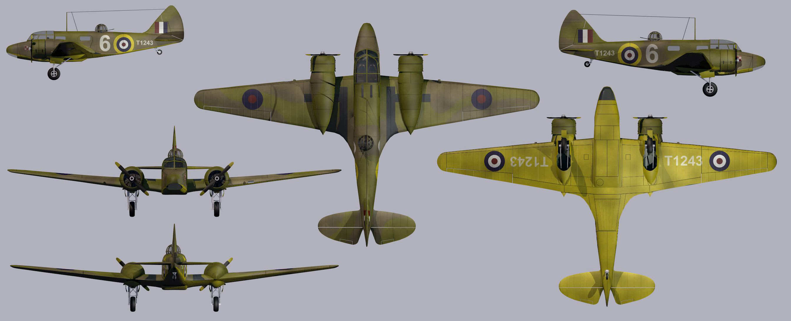 Airspeed Oxford Mk-2 3D model_10