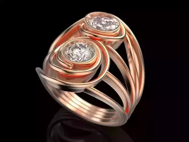 The Ring of Eight Free 3D print model