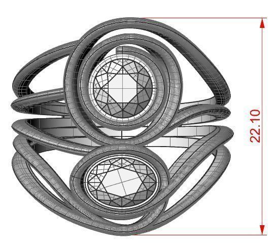 The Ring of Eight 3D print model_9