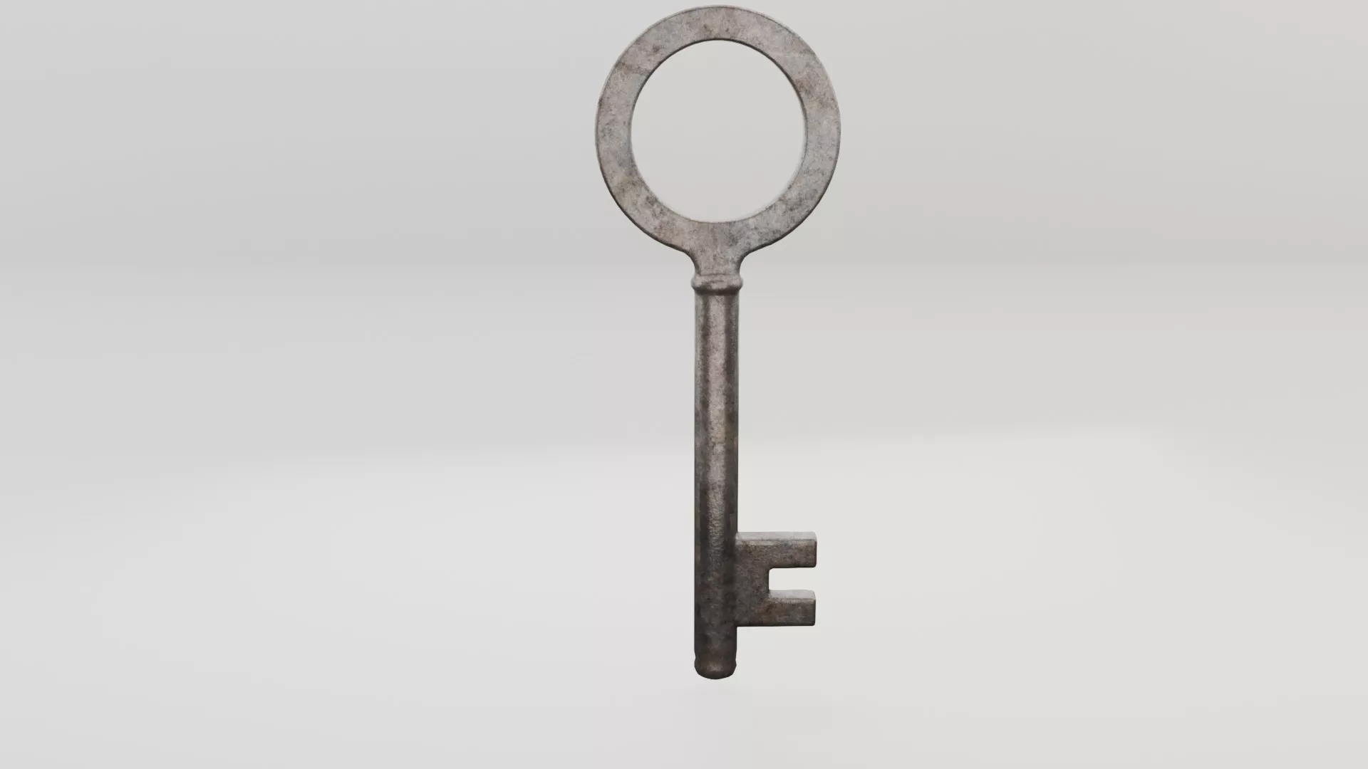 Old Key Low-poly 3D model