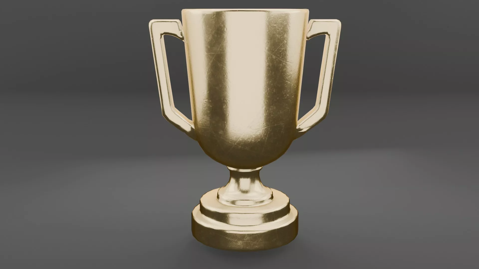 Trophy Low-poly 3D model