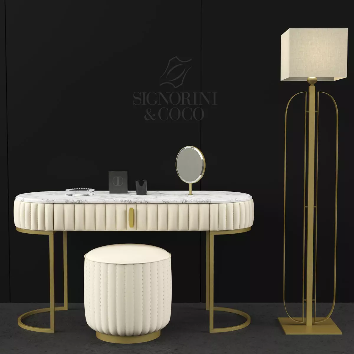 Signorini and Coco Daytona Rimmel dressering table 3D model_0