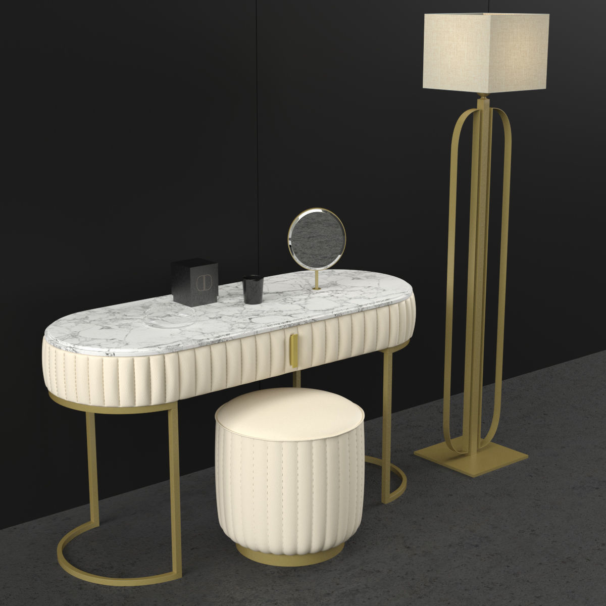 Signorini and Coco Daytona Rimmel dressering table 3D model_1