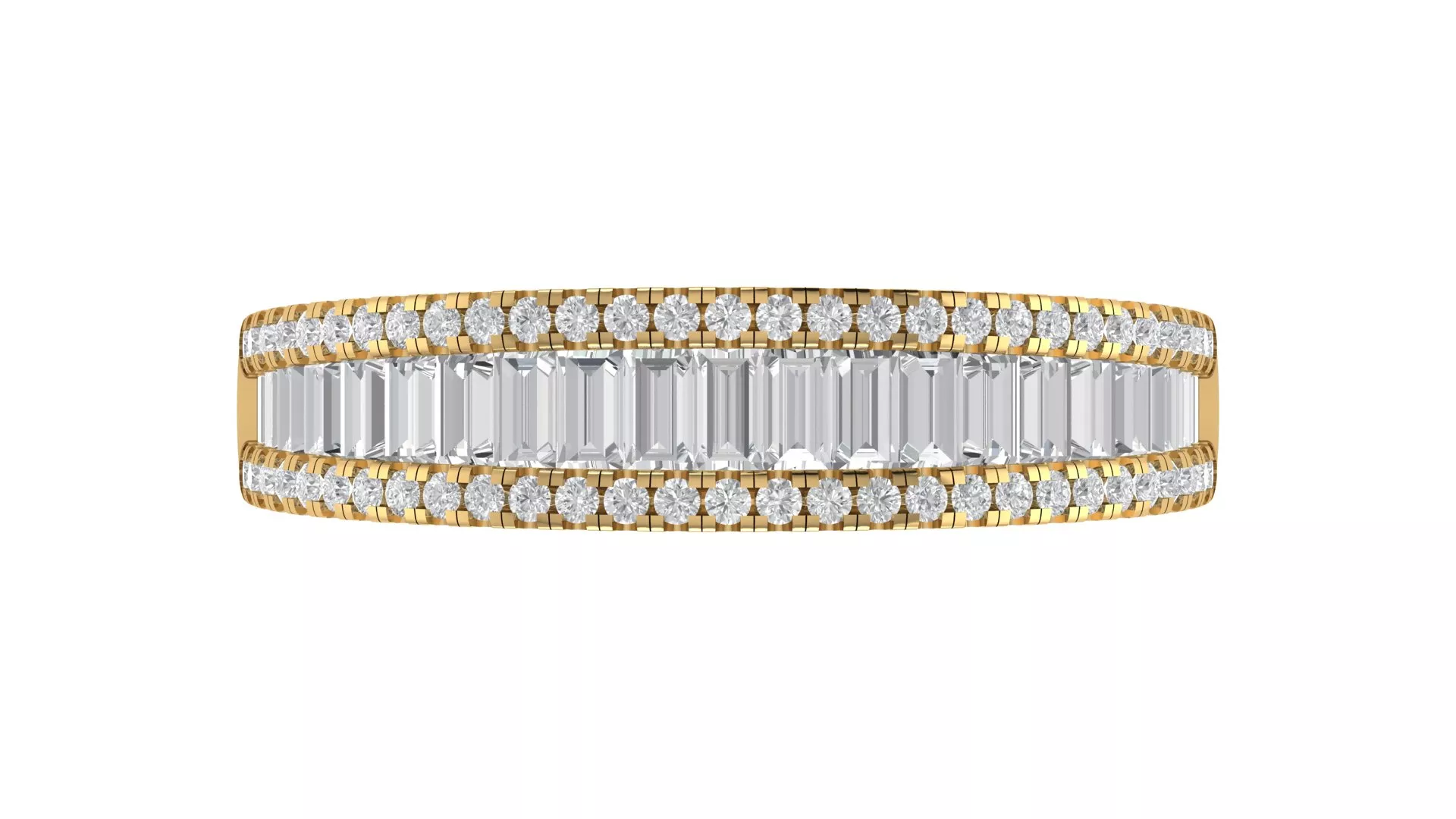 Diamond jewelry ring for woman 3D print model 3D print model
