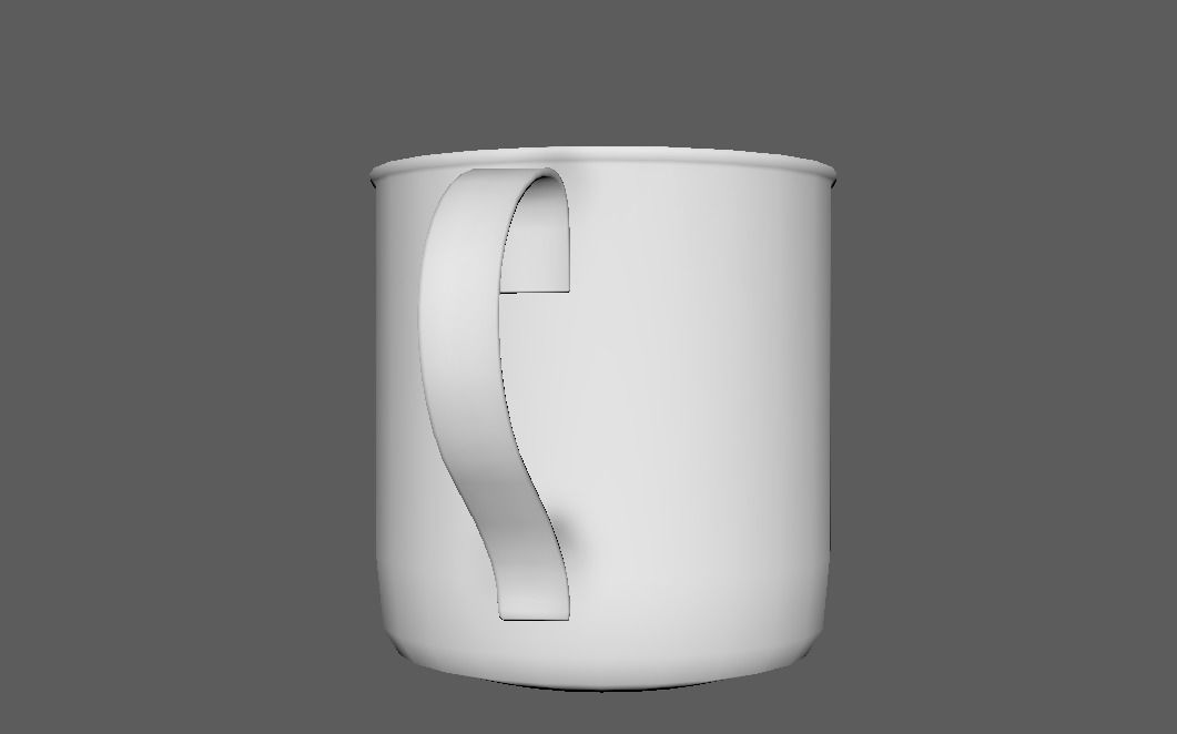 Tin Cup Aged - PBR Low-poly 3D model_3