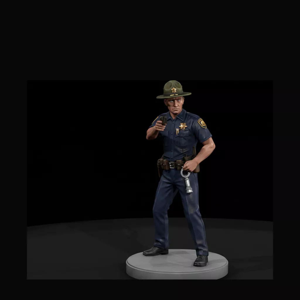 Rural Sheriffs Deputy Calling It 3D print model