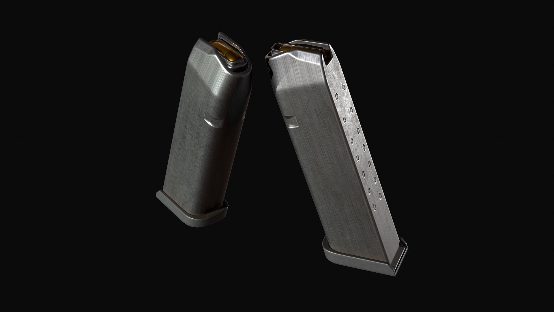 Glock 17 Low-poly 3D model_13