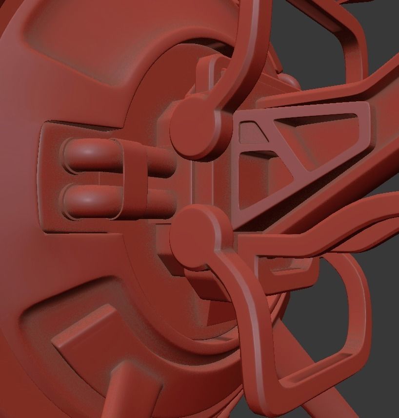 Cargo QuadCopter sci fi 3d model vray 3D model_10