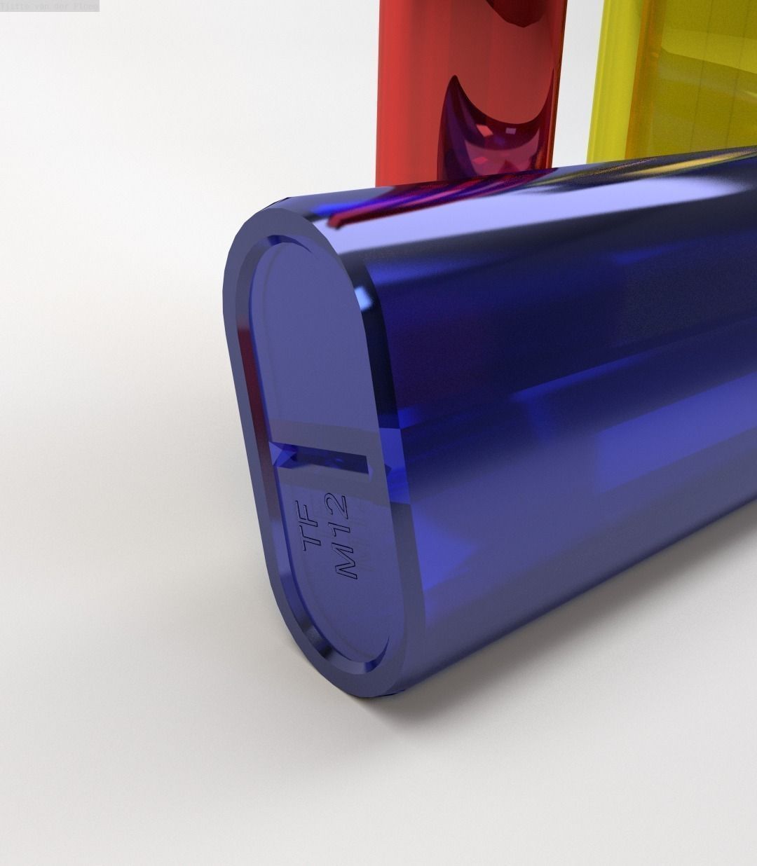 disposable lighter 3D model_2