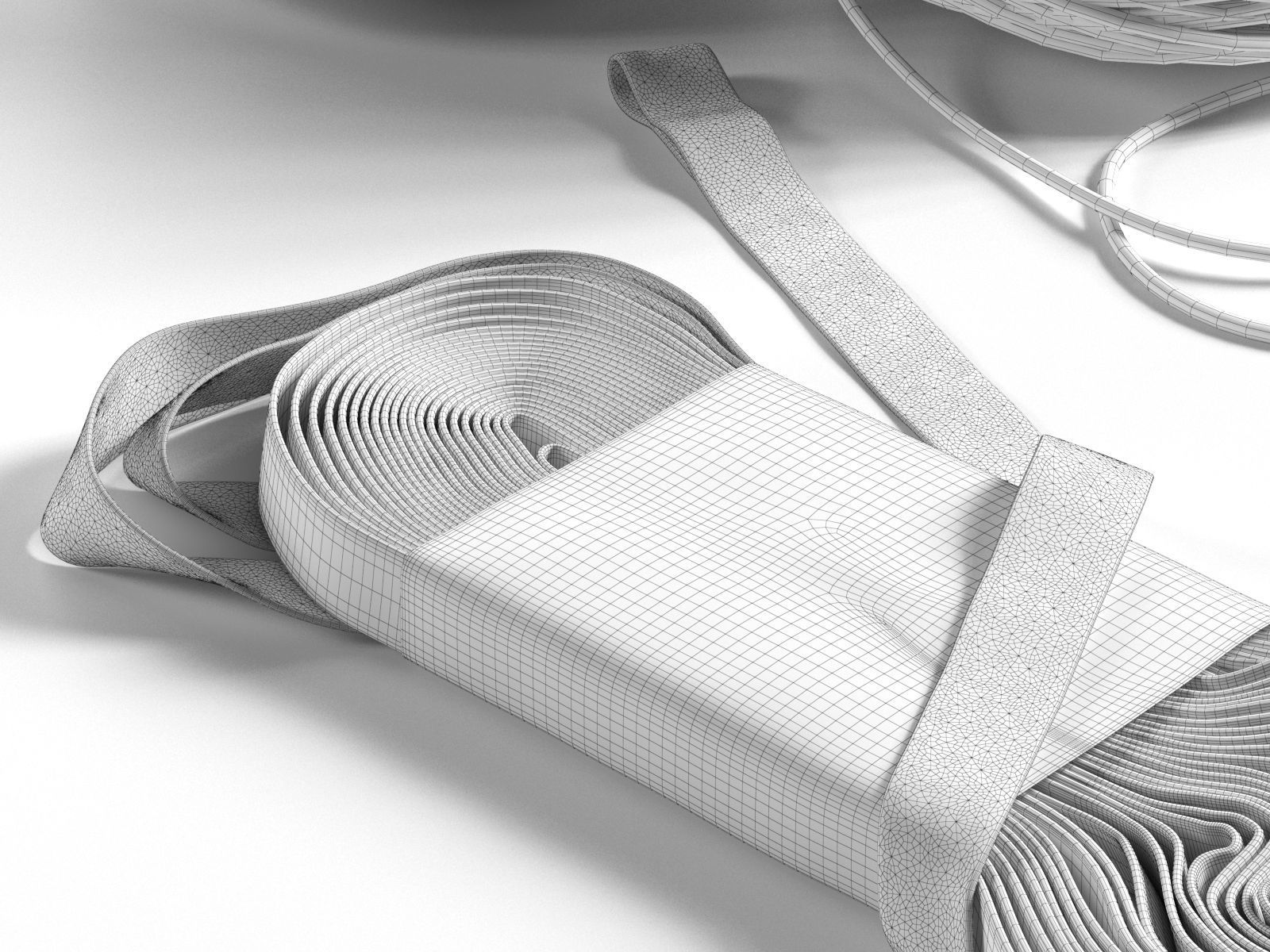 Threads and Ribbon 3D model_2