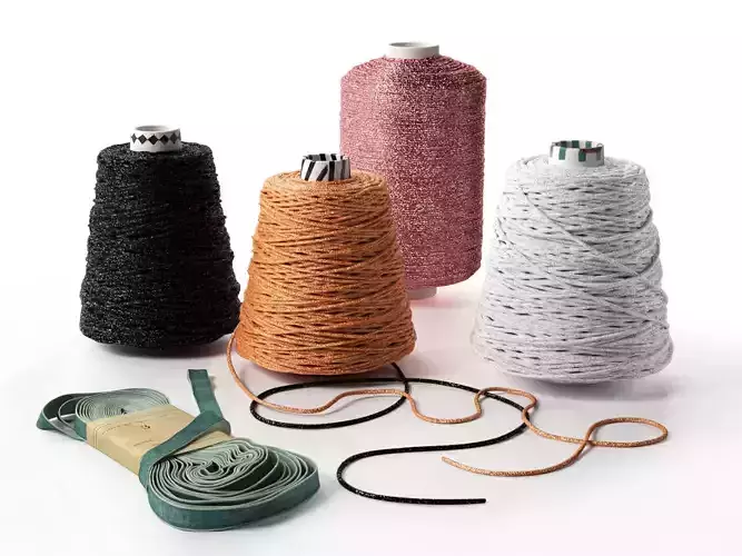 Threads and Ribbon 3D model