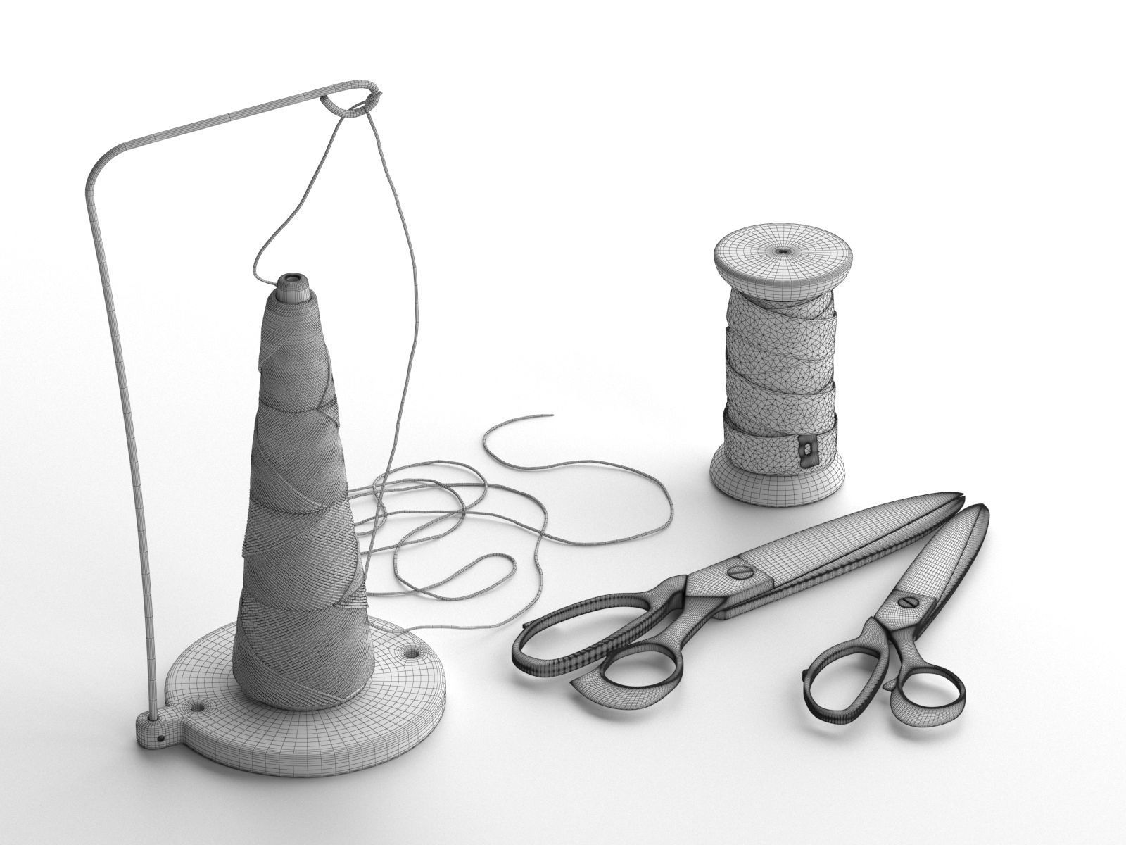 Tailoring Accessories 3D model_1