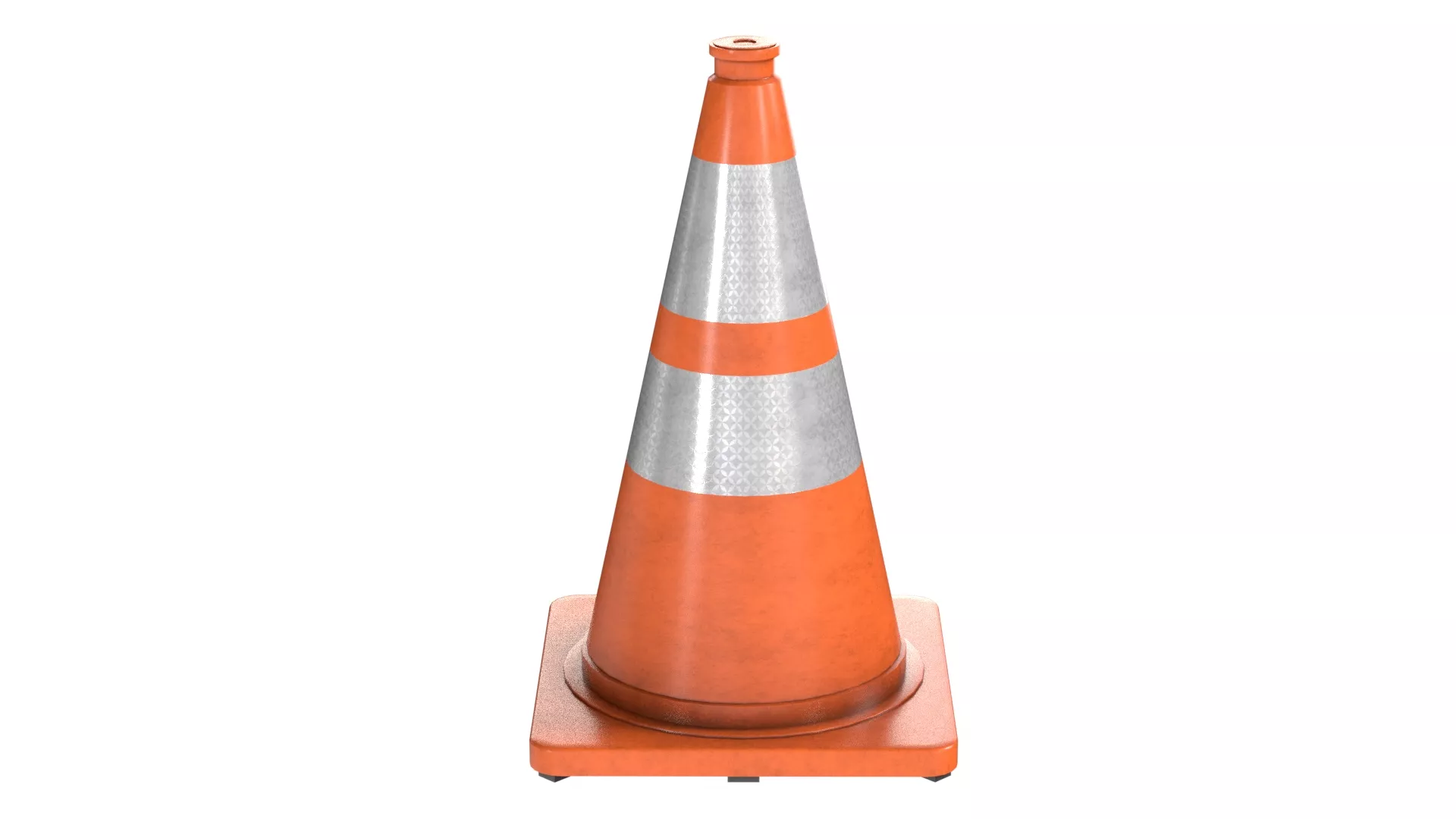 Traffic Cone Stack Low-poly 3D model