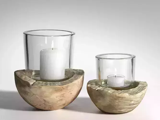 Hurricane Candles 3D model