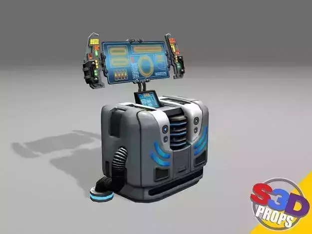 Sci-Fi Control Panel by S3D