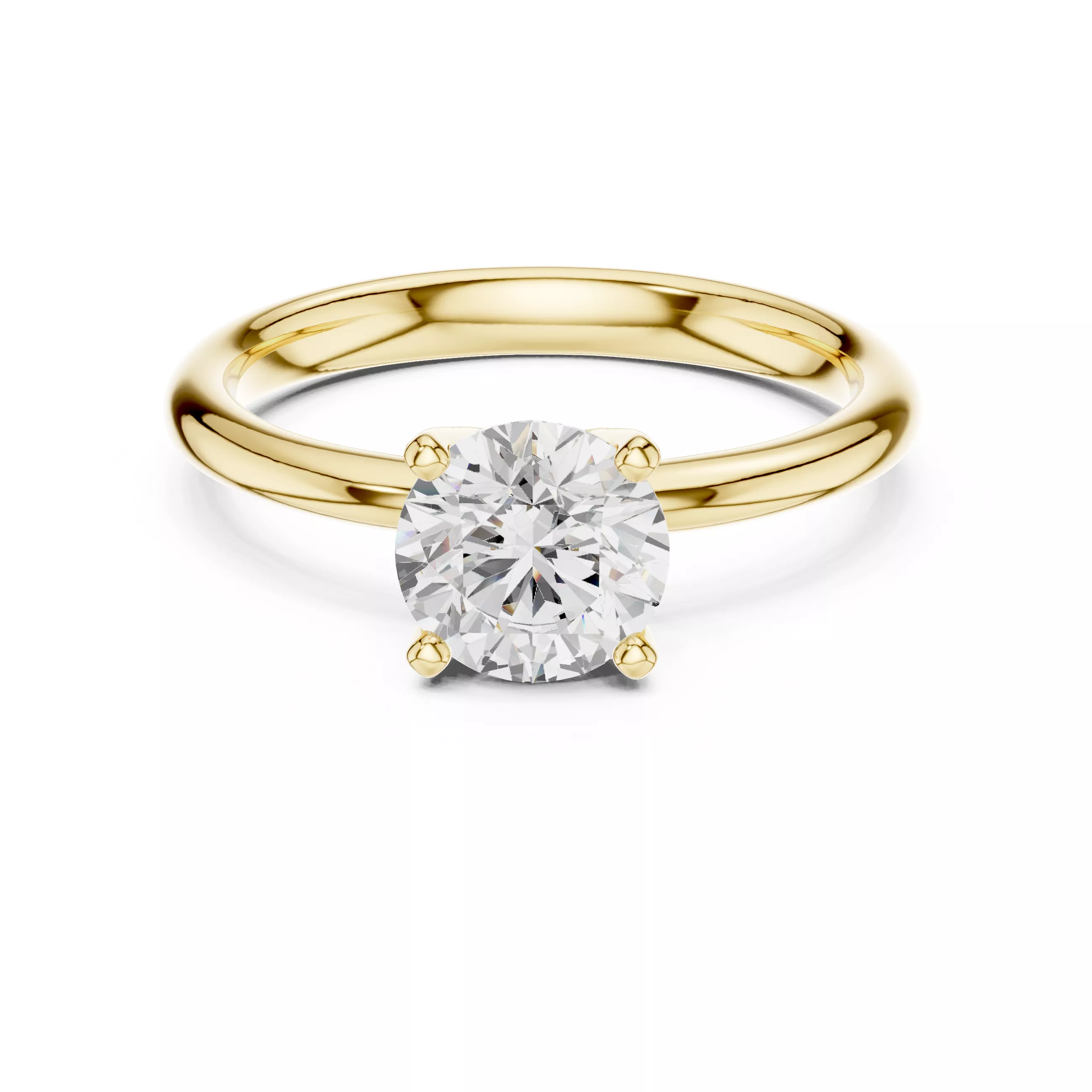 Diamond jewelry ring for woman 3D print model 3D print model