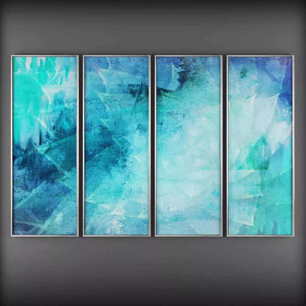 Picture Frames Low-poly 3D model