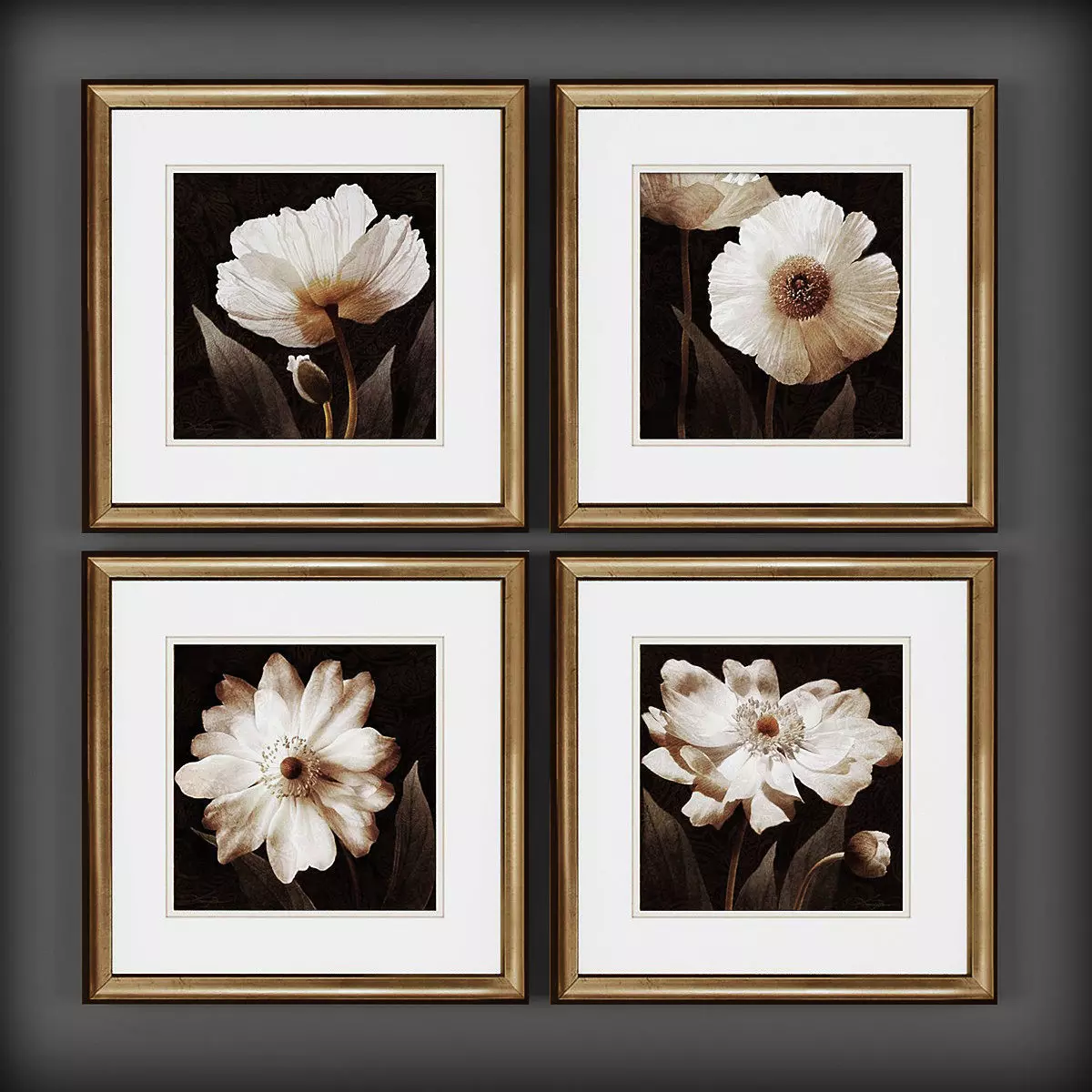 Picture Frames Low-poly 3D model