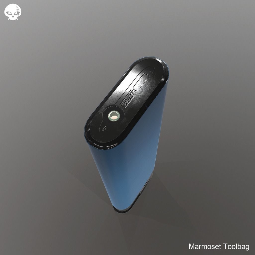 CigaretteLighter lighter Low-poly 3D model_10