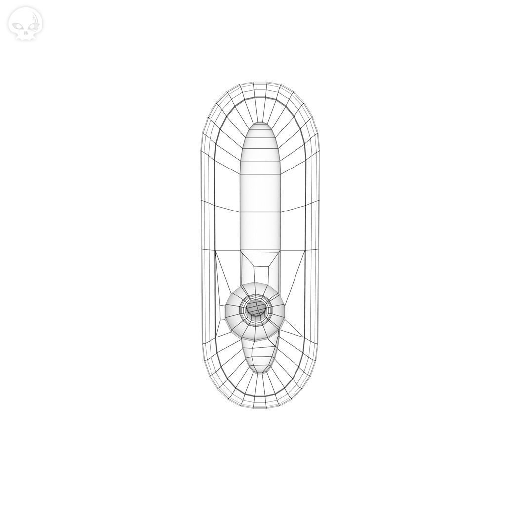 CigaretteLighter lighter Low-poly 3D model_14