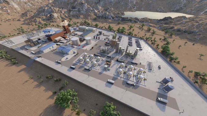 Industrial Factory Complex 3D Model-Detailed Architecture